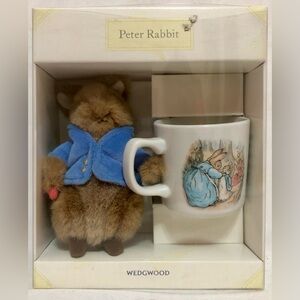 Peter Rabbit Original Mug & Plush Rabbit 🐇 Wedgwood - Open Box - 📦